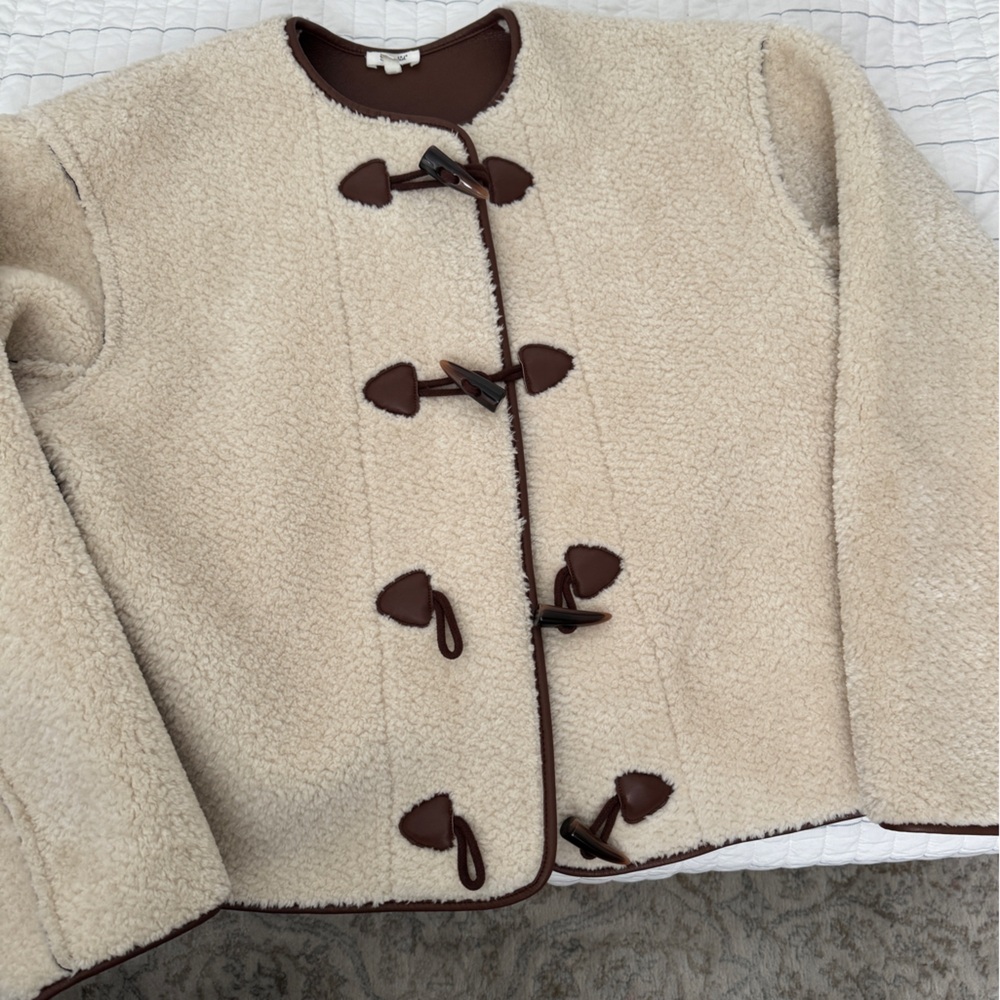 Splendid Reversible Sherpa & Vegan Leather Jacket